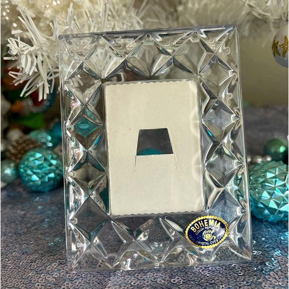 Bohemia Glass Photo Frame